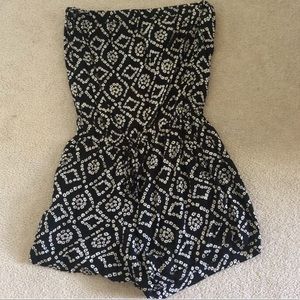 Strapless Romper